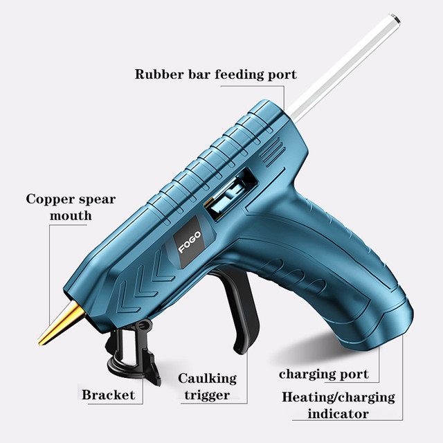 Power Craft Tool Hot Melt Glue Gun, Cordless Glue Gun Crafts